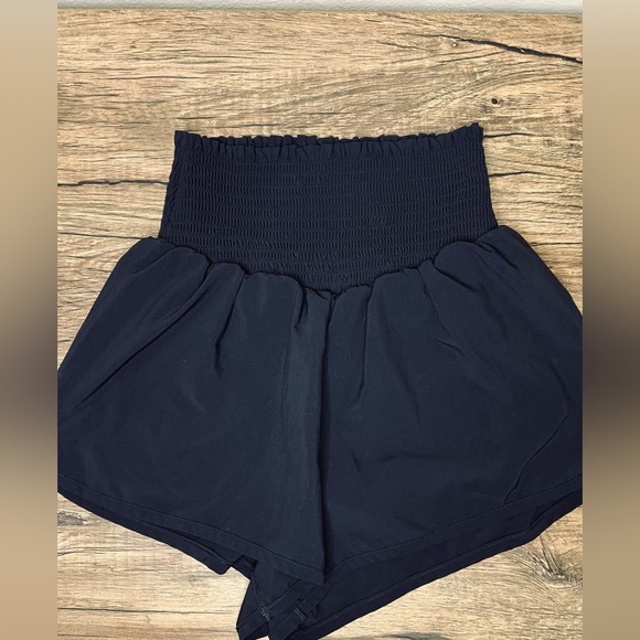 OFFLINE by Aerie High Waist Smocked Lined Running Shorts - Picture 1 of 3